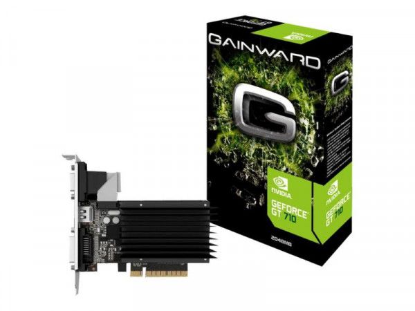 Gainward GT710 passiv 2GB GDDR3 HDMI DVI VGA