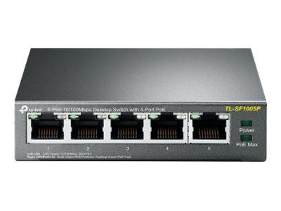 Switch TP-Link 5x FE TL-SF1005P (4xPOE/58W)