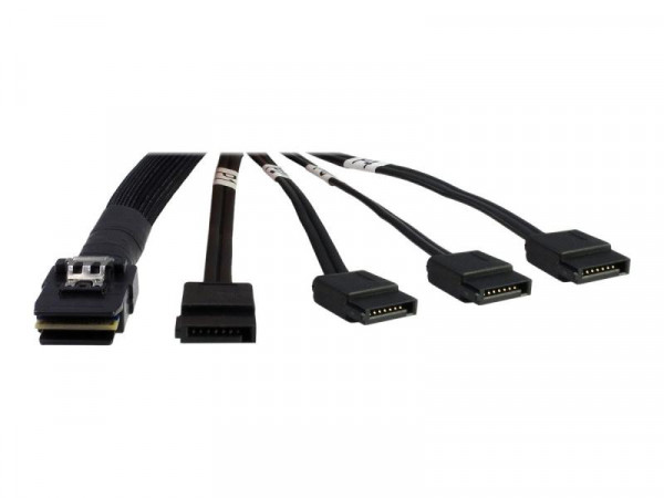 Inter-Tech Kabel SATA - SFF-8087 (gekreuzt)