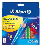 Pelikan Buntstifte SILVERINO 3-eckig dünn BD24LN 24Stk.