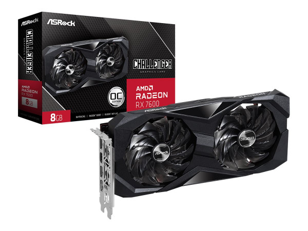 ASRock RX7600 CL 8GO 8GB DDR6 HDMI/3xDP