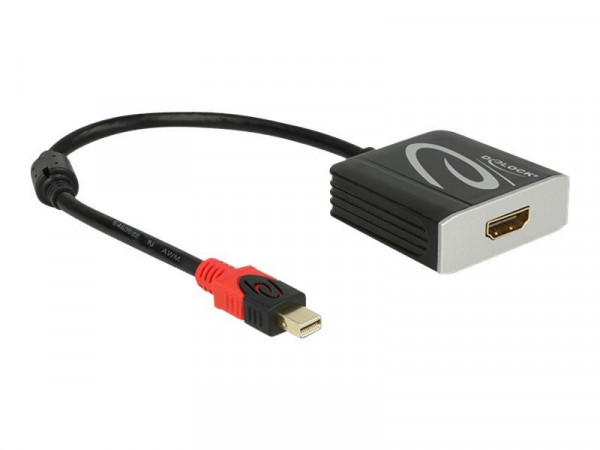 Displayport Kabel Delock mini DP -> HDMI St/Bu 0.20m schw.