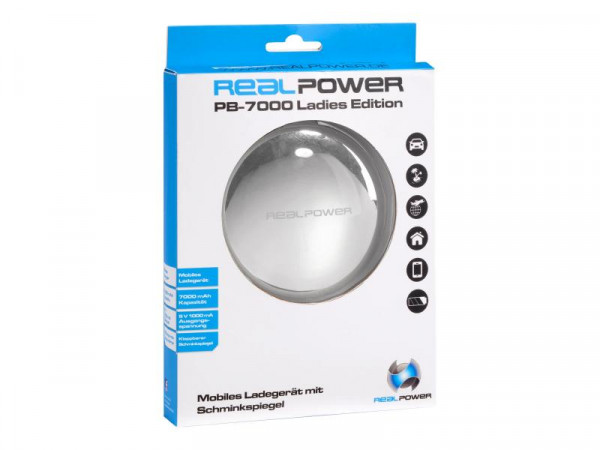 Ultron Realpower PB-7000 Ladies Edition - Externer Batteriensatz 7000 mAh