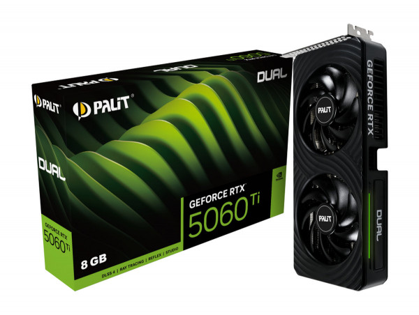 Palit RTX5060 TI DUAL 8GB GDDR7 HDMI 3xDP