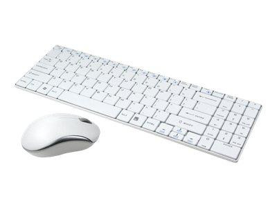 LogiLink Tastatur Funk Slim 2.4 GHz mit Maus 1200dpi