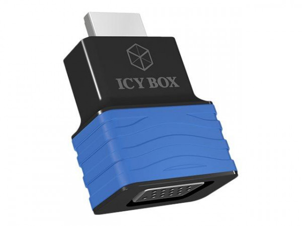 HDMI Adapter IcyBox HDMI -> VGA St/Bu IB-AC516 (b/bl)