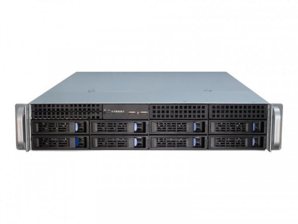 Inter-Tech IPC 2U-2408 - Rack - einbaufähig - 2U - SSI EEB - SATA/SAS - Hot-Swap - ohne Netzteil (EP