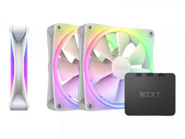 NZXT 120mm F-Series RGB DUO Fan Triple White reteil