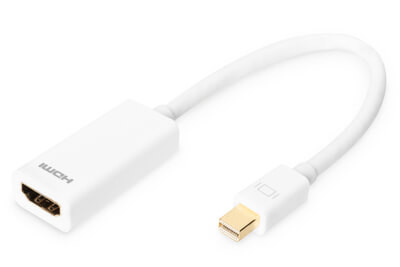 DIGITUS DisplayPort Adapter Mini DP-->HDMI A St./Bu.0,15 wei