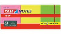 tesa Neon Notes 3 x 80 Blatt pink/gelb/grün 40 x 50mm