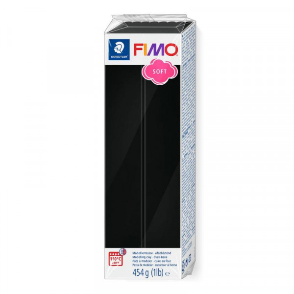FIMO Mod.masse Fimo soft 454g schwarz