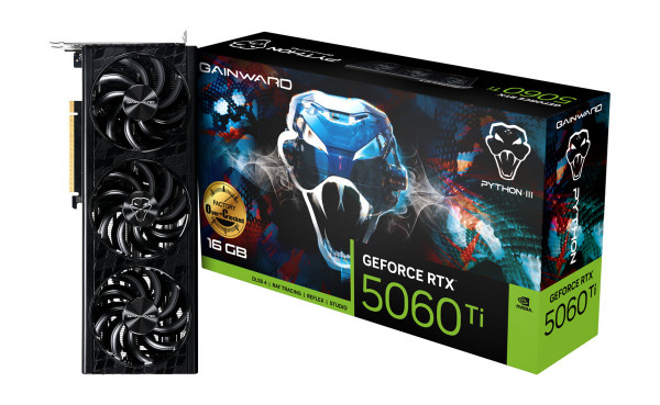 Gainward RTX5060Ti Python III OC 16GB GDDR7