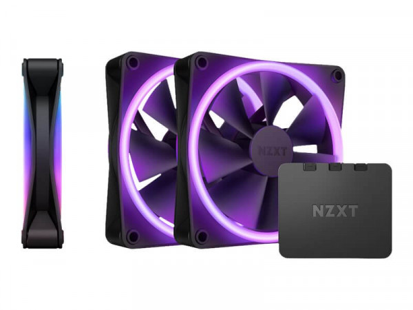 NZXT 120 mm F-Series RGB DUO Triple Black