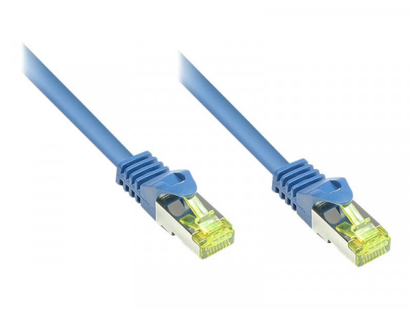 Good Connections Patchkabel m. Cat.7 Rohkabel blau 1,5m