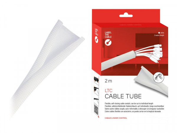 Klettrolle LTC Cable Tube 2m zum Bündeln&Ordnen von Kabeln W