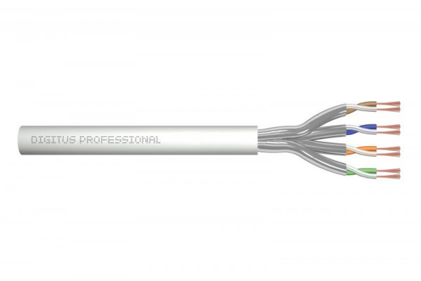 DIGITUS CAT 6A U/FTP Twisted Pair Roh-Patchkabel, 100m,gr