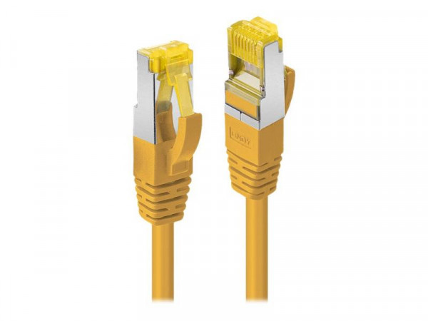 LINDY Patchkabel Cat6A RJ45 S/FTP Cat7 LSZH Kabel gelb 7,5m