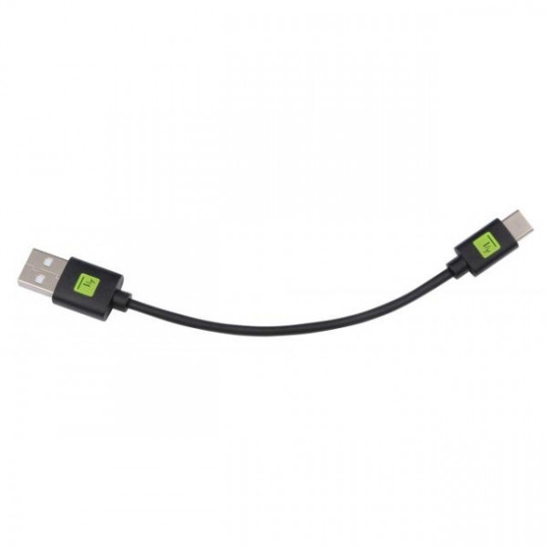 Techly USB2.0 Kabel ST Typ-A - ST Typ-C schwarz, 0,1m