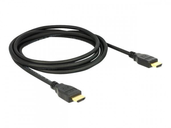 HDMI Kabel Delock Ethernet A -> A St/St 2.00m 4K Gold