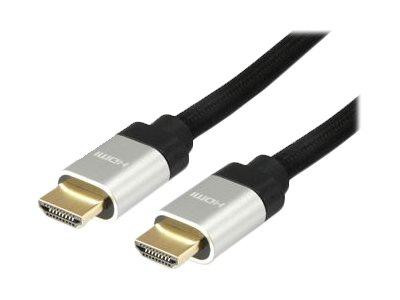 Equip HDMI UHS E.Gewebe 2.1 A-A St/St 15.0m 8K60Hz HDR sw