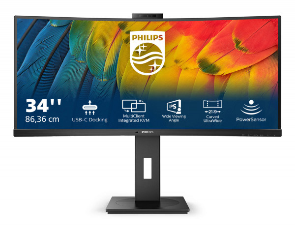 Philips 86,4cm (34,0") 34B1U5600CH 21:09 HDMI+DP+USB-C VA