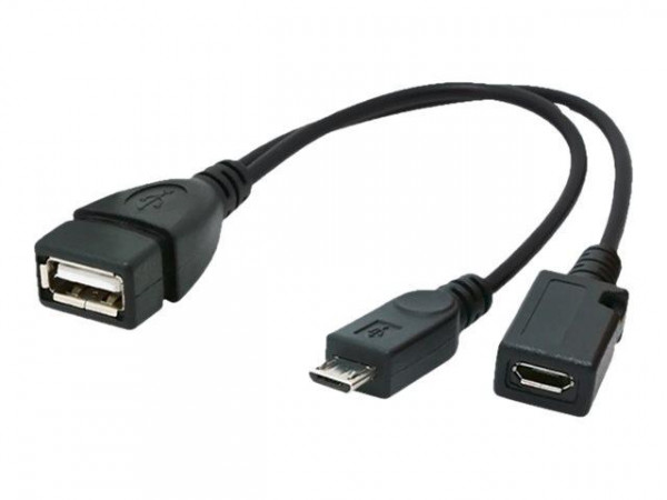 GEMBIRD USB-Adapter micro A -> micro B 0.15m OTG