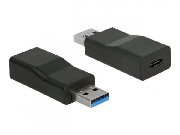 Konverter Delock USB3.1 Typ A -> Typ C St/Bu schwarz
