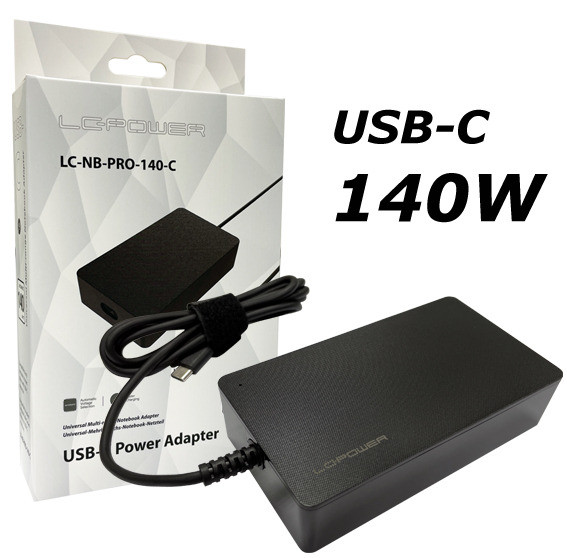 LC-Power Netzteil NB Notebook-Netzteil LC-NB-PRO-140-C 140W