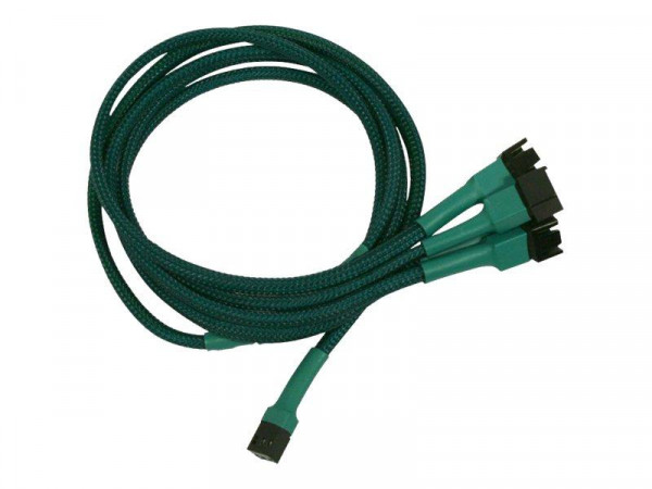 Kabel Nanoxia 3-Pin auf 4 x 3-Pin Adapter, 60 cm, grün