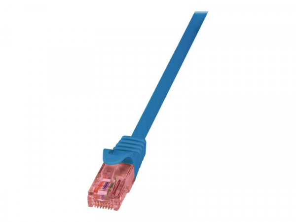 LogiLink CAT6A S/FTP Patchkabel AWG26 PIMF blau 5,00m