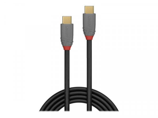 Lindy USB 3.1 Kabel Typ C/C 5A PD Anthra Line M/M 1.5m