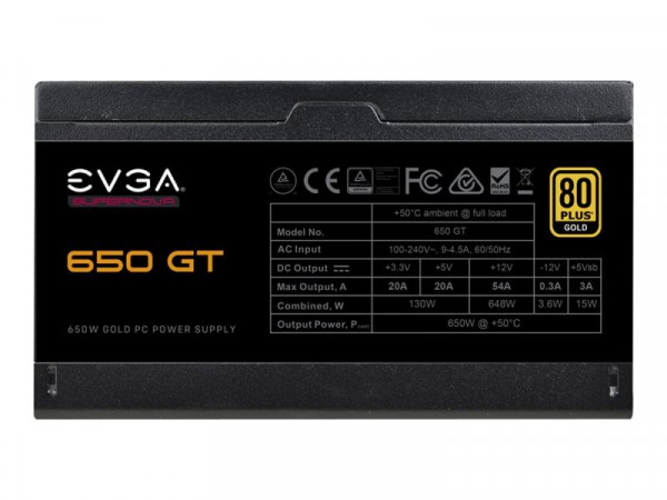 EVGA 650 SuperNOVA 650 GT Fully Modular (80+Gold)