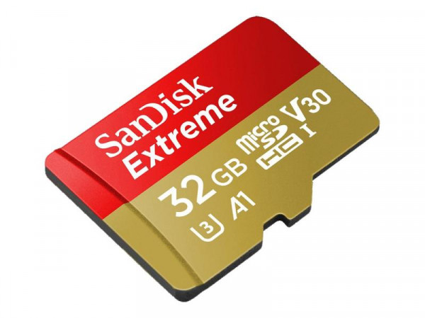 SD MicroSD Card 32GB SanDisk Extreme SDHC inkl. Adapter