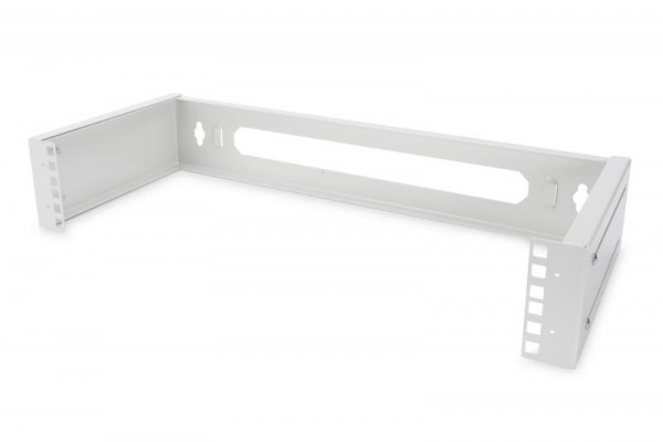 DIGITUS Wandhalterung Patch-Halter 19" 2HE grau