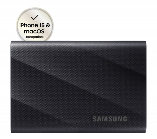 SSD 2TB Samsung Portable SSD T9 USB3.2 Gen.2x2 black