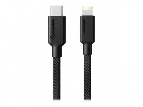 Alogic USB Kabel 2.0 USB-C St. --> Lightning St. 1m schwarz