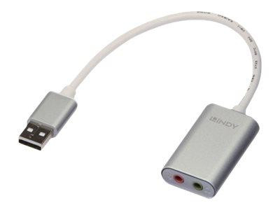 Lindy Audio Adapter USB Typ A 3.5mm
