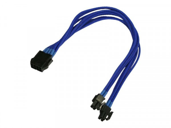 Kabel Nanoxia EPS Verlängerung, 30 cm, Single, blau