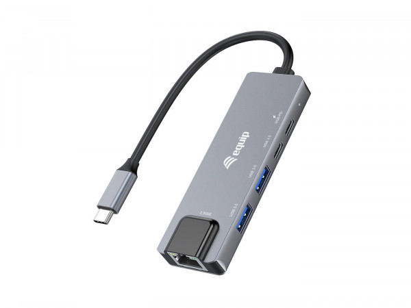 Equip Adapter USB-C -> RJ45 10/100/1000/2500 Mbps + USB 3.2