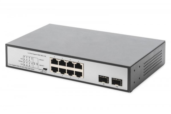 DIGITUS Gigabit Ethernet Layer 2 Switch, 8-Port