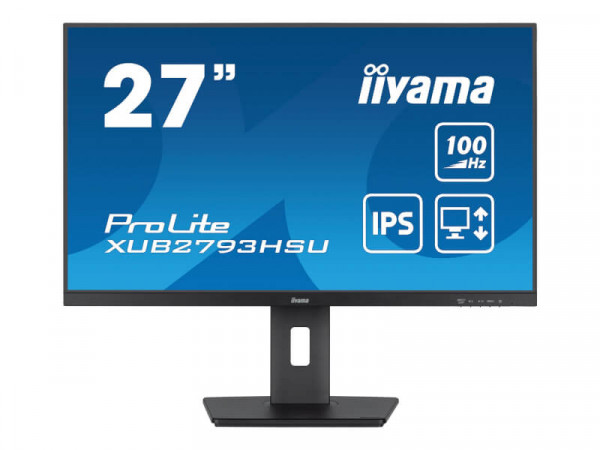 IIYAMA 68.6cm (27") XUB2793HSU-B6 16:9 HDMI+DP+2xUSB IPS