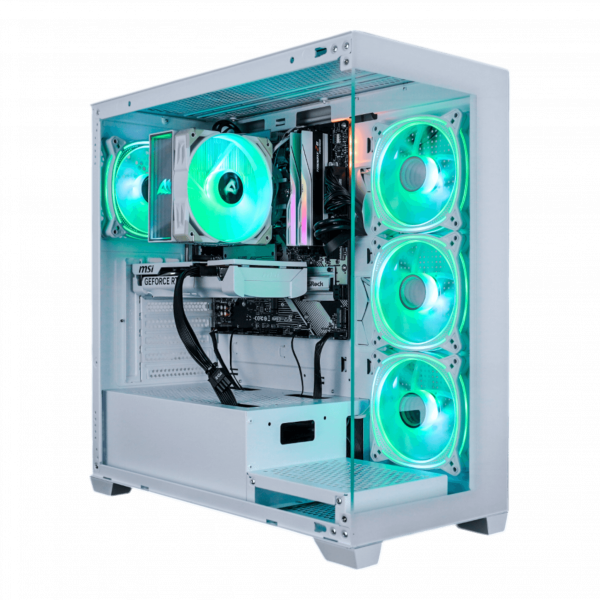 PC GamingLine White: AMD Ryzen 5 7500F | 32GB | NVIDIA GeForce RTX 5060 | 1TB M.2 | W11P