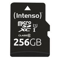 SD MicroSDXC Card 256GB Intenso UHS-I inkl. SD- Adapter