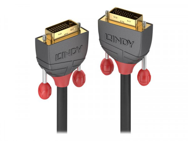 Lindy DVI-D Dual Link Kabel Anthra Line 0.5