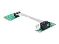 Riser Card Delock PCIe x1 -> Mini PCIe 9cm flexibles Kabel