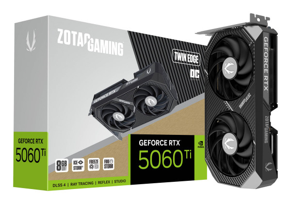 Zotac RTX 5060 TI Twin Edge OC 8GB GDDR7 HDMI 3xDP