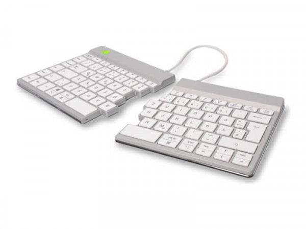 R-Go Tastatur Split Break DE-Layout Bluetooth weiß
