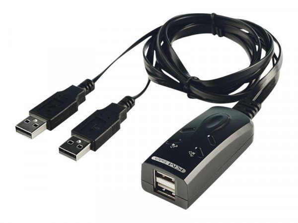 Lindy KM Tastatur & Maus Switch USB für 2 Rechner
