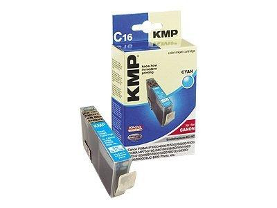 KMP C16 - 17 ml - Cyan - Tintenpatrone (Alternative zu: Canon BCI-6C)