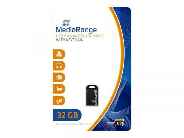 MediaRange USB-Stick 32GB USB 2.0 Nano